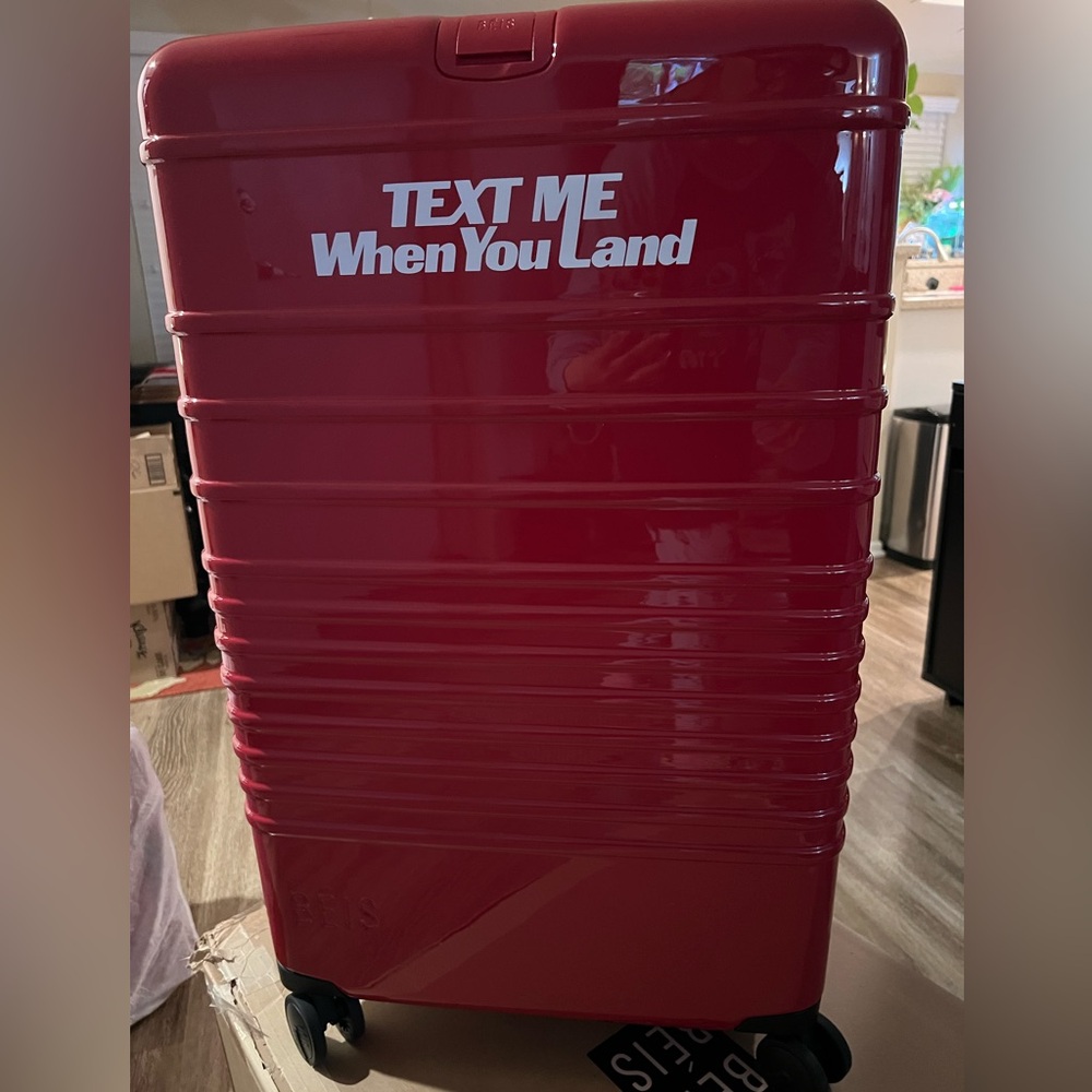 Vibrant Red Travel Suitcase